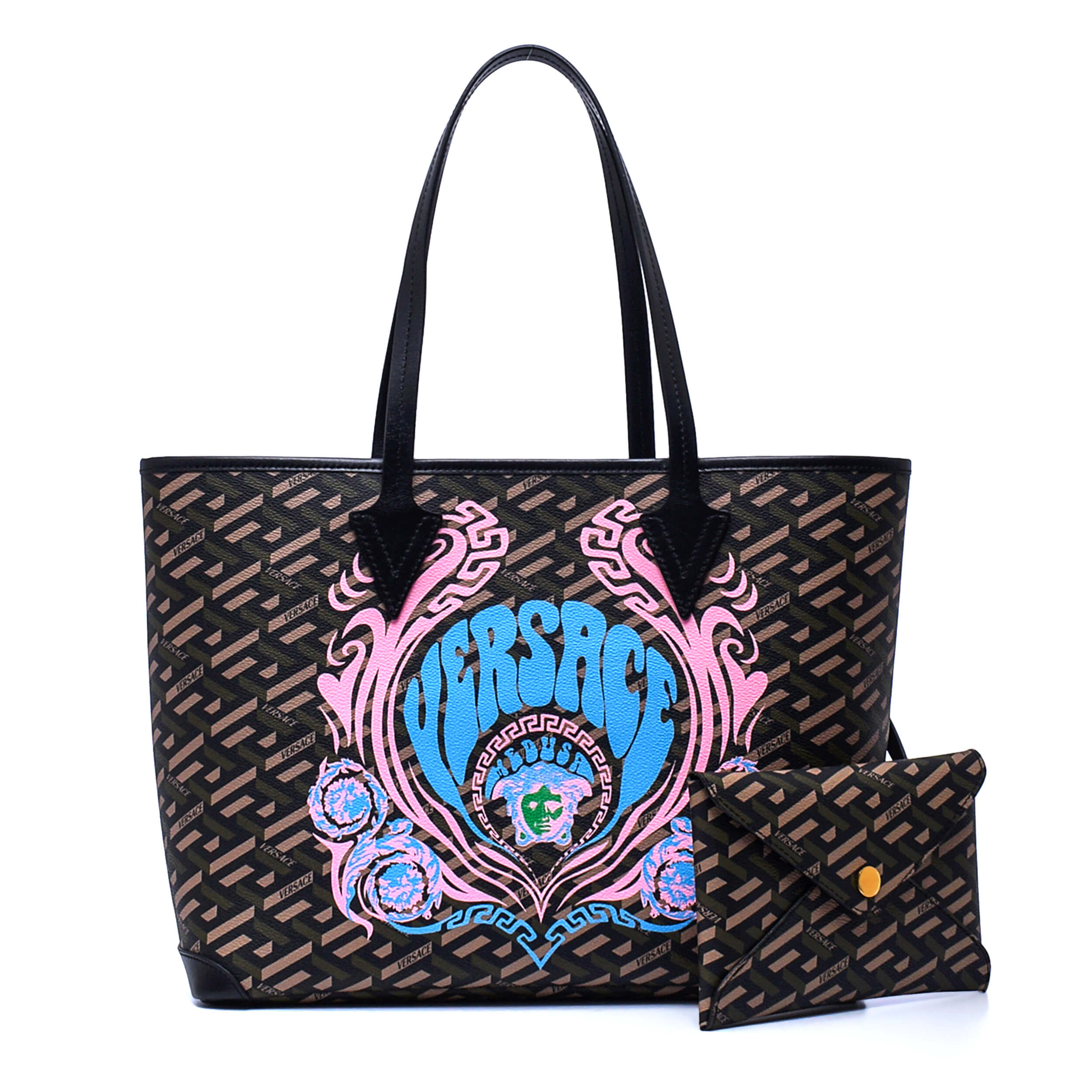 Versace - La Greca Medusa Music Signature Shopper Tote Bag